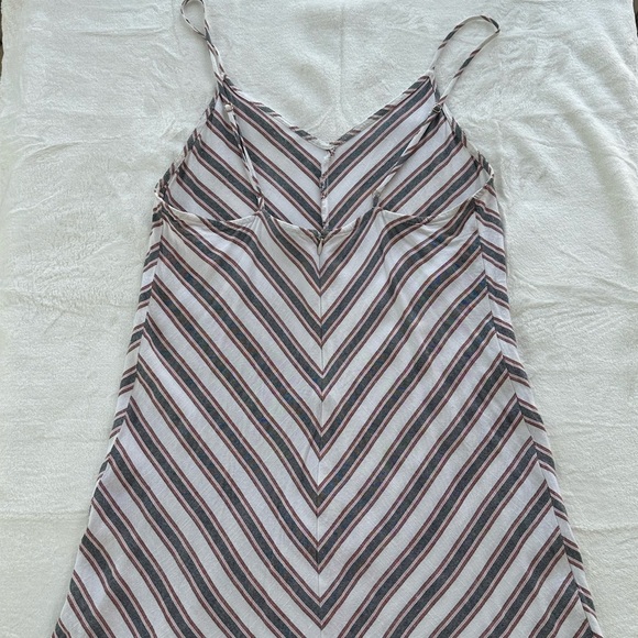 🌴 Volcom Striped Beach Mini Dress, Size M - Picture 6 of 10